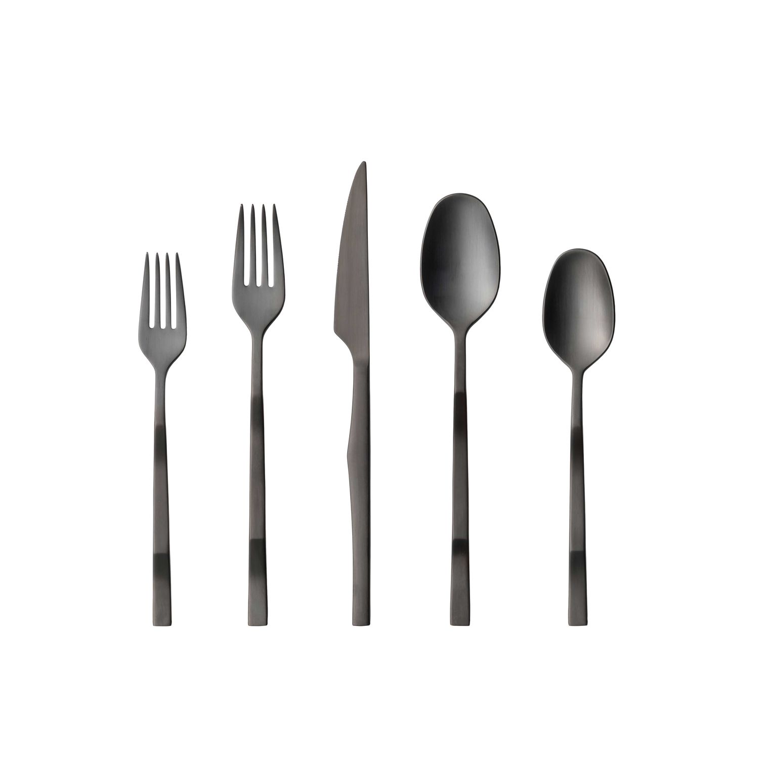 Costa Nova Ramo Black 5 Piece Place Setting 18/10 Stainless Steel C20867-BLK, 5606739982454