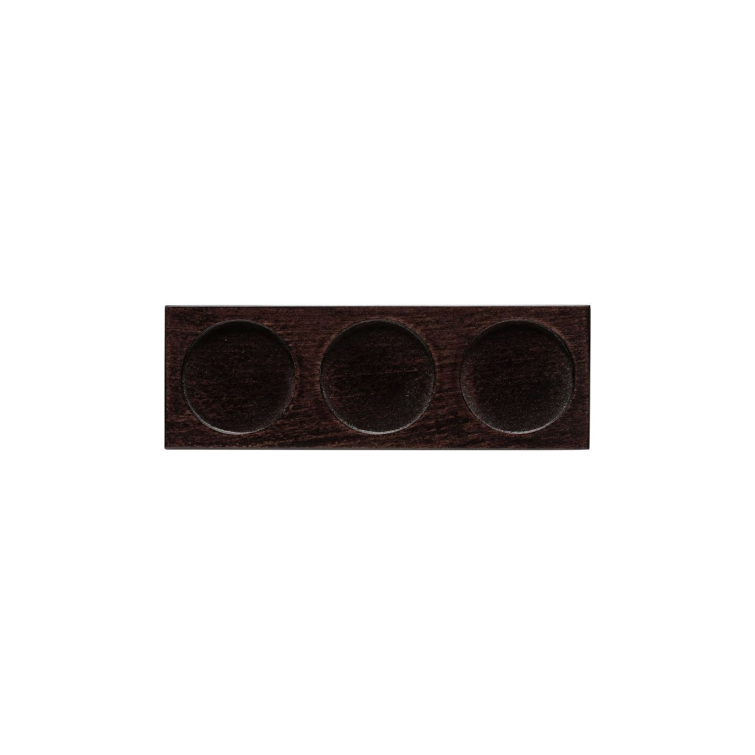 Costa Nova Notos Dark Wood 3-Section Rectangular Wood Tray 10 inch O30592-DWD, 5606739976170