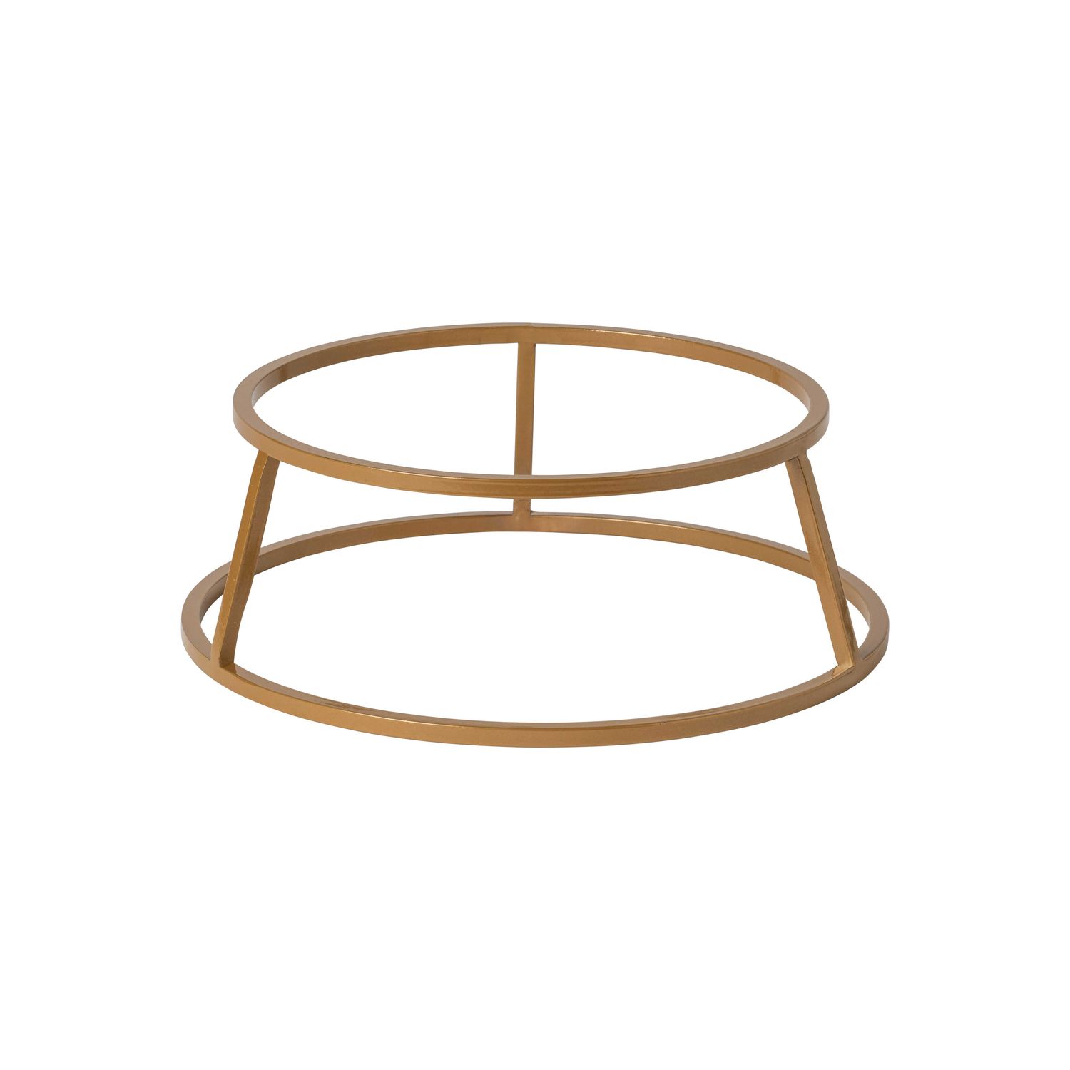 Costa Nova Stacked Organic Gold Low Metallic Round Riser 9 inch O30573-GLD, 5606739975647