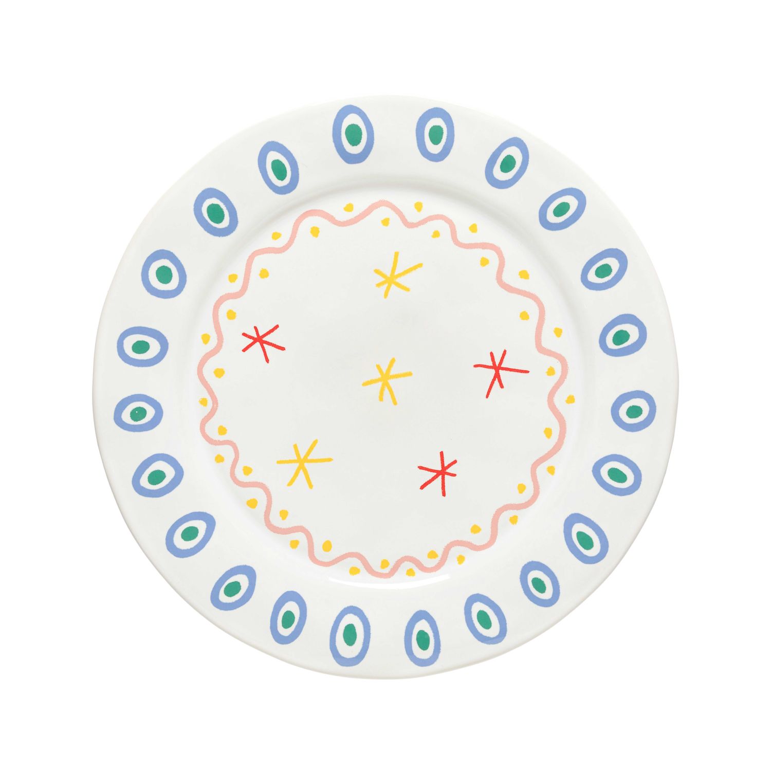 Costa Nova Summer Bliss Summer Bliss Charger Plate &amp; Platter 13 inch DEP331-SUM, 5606739981297