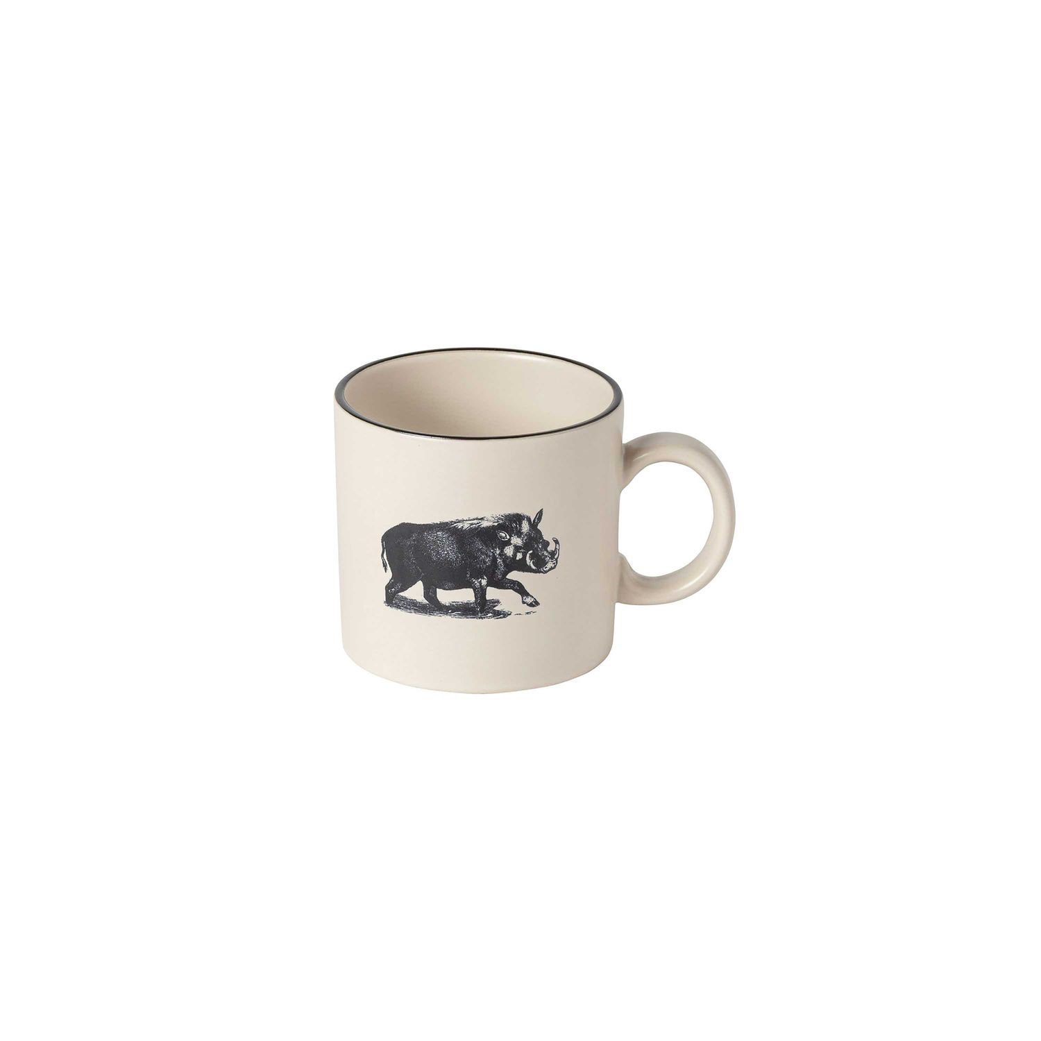 Costa Nova Elements Fauna Boar Mug, Black Boar 12 oz DC136-FNC, 5606739976989