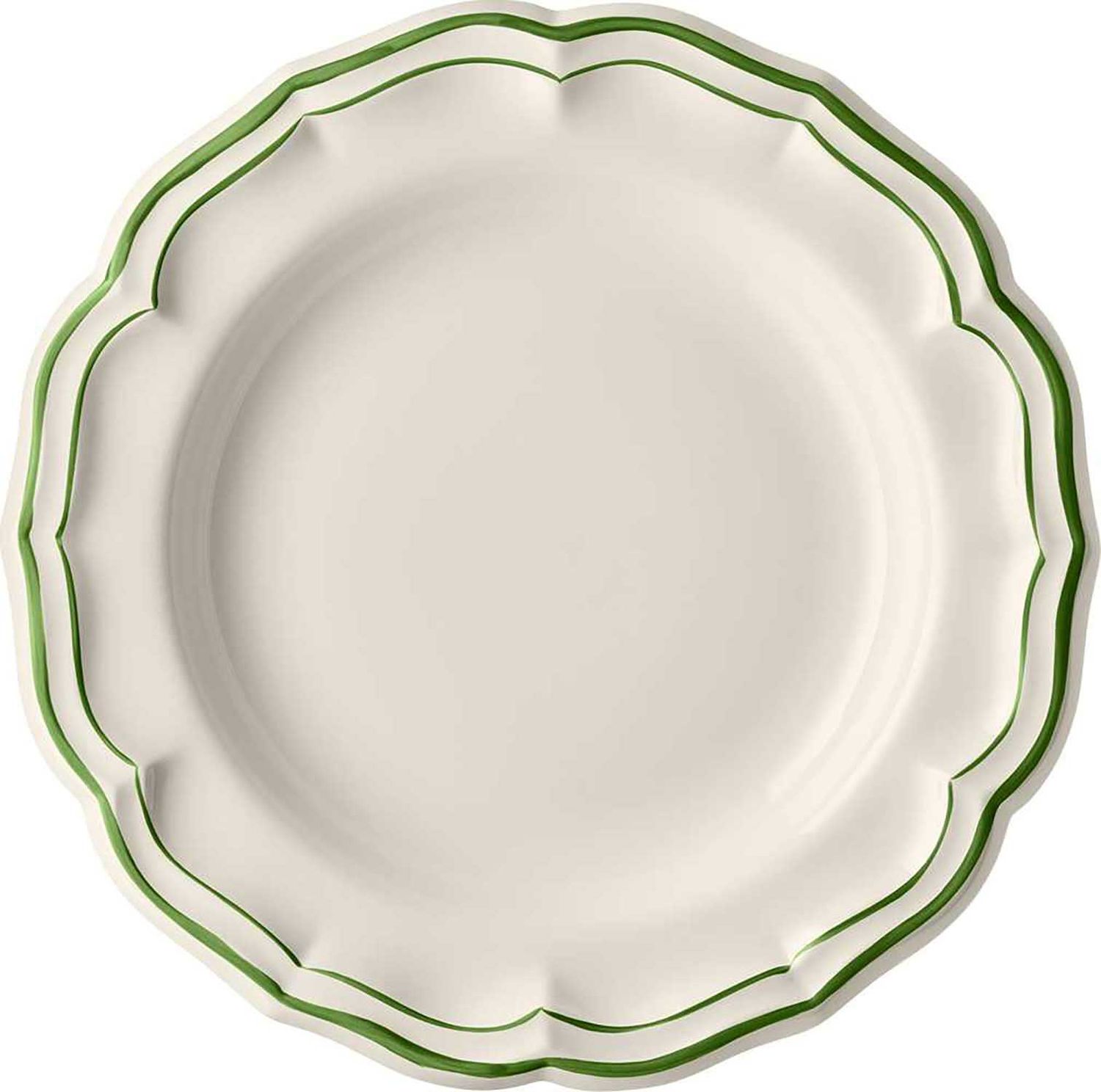 Gien France Filet Fougere Round Deep Dish, 1870CPC622 , 3660838038995