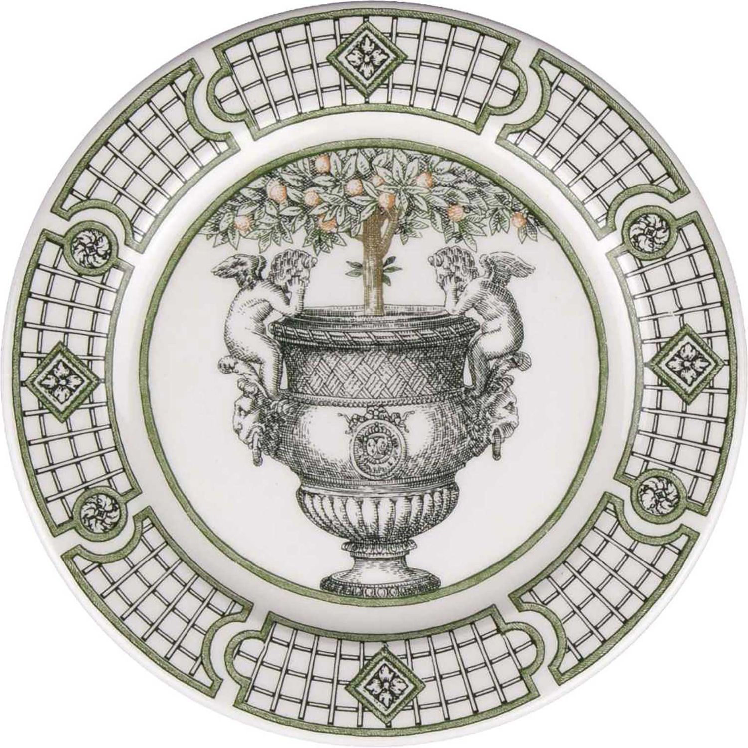 Gien France Les Vases A Oranger Coasters Assorted, 1876C04L20 , 3660838046594