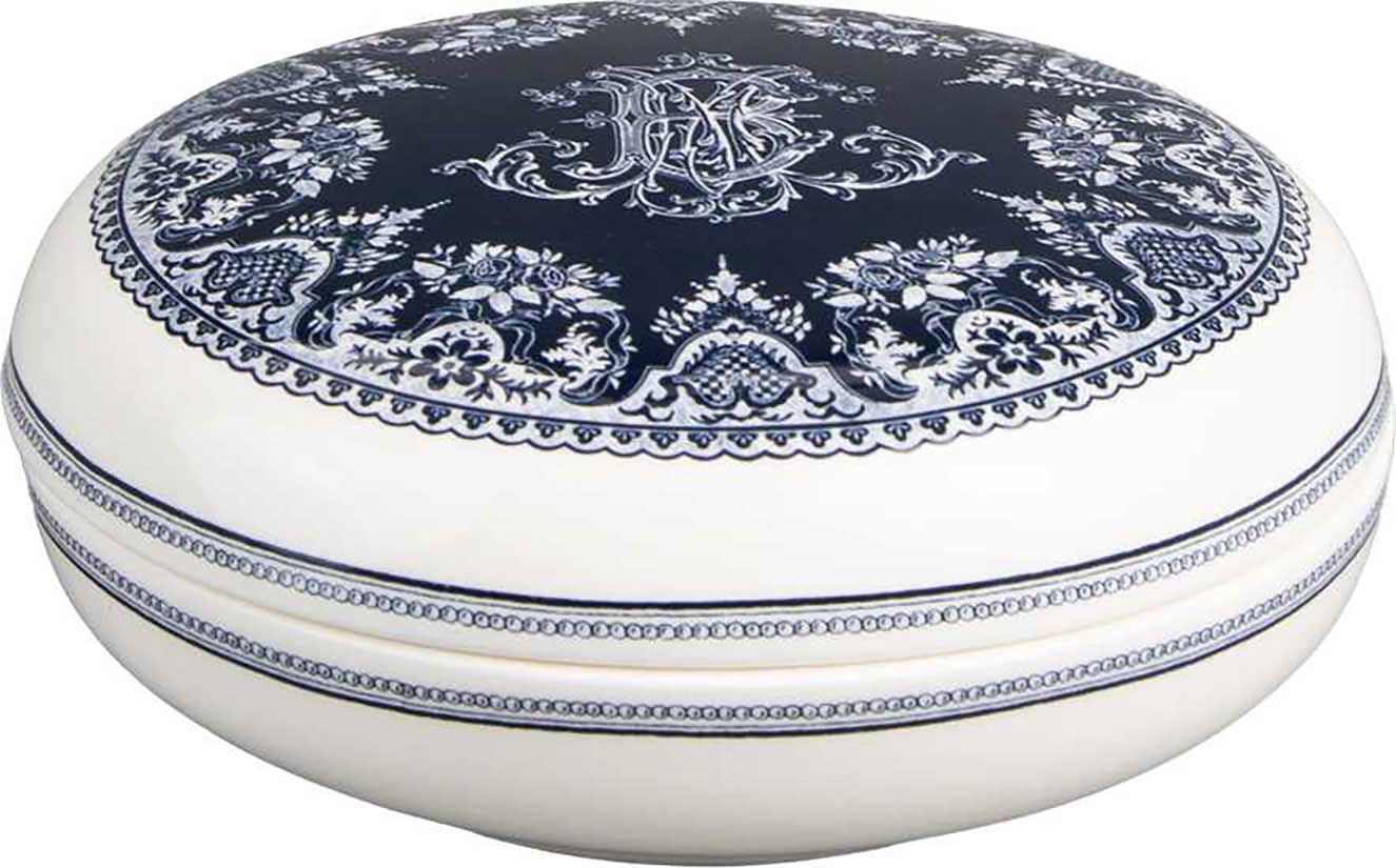 Gien France Les Depareillees Bleu Round Candy Box, 1849CBR101 , 3660838047195