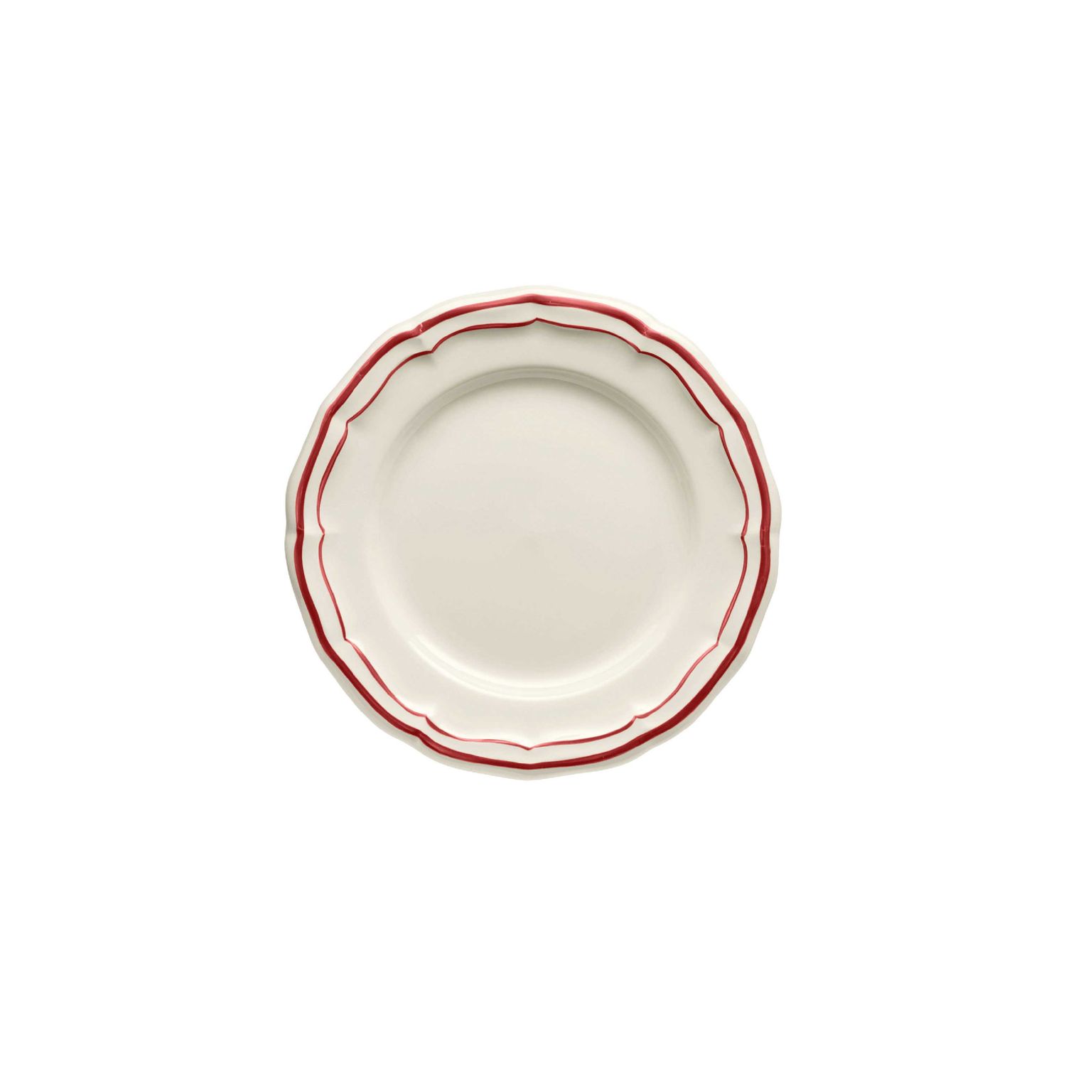 Gien France Filet Rouge Canape Plates, 1830B4A522 , 840769044897