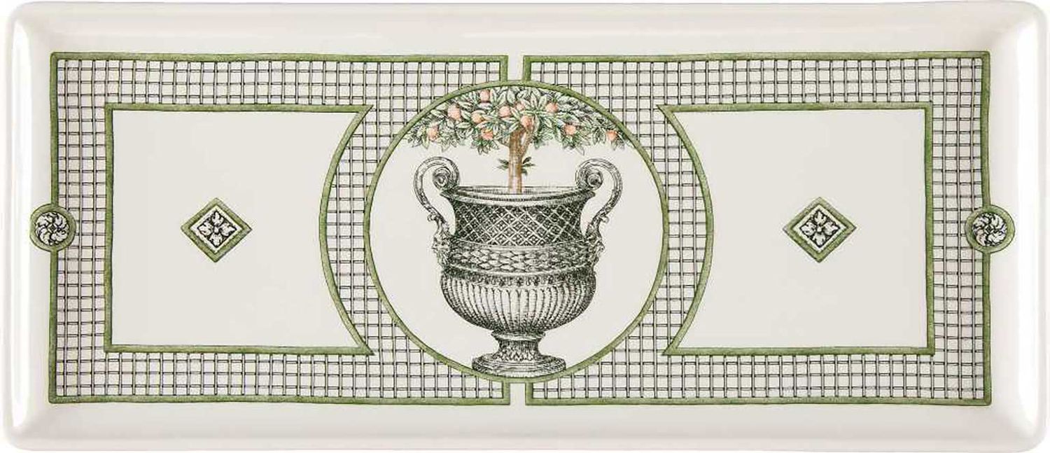 Gien France Les Vases A Oranger Oblong Serving Tray, 1876CPCA01 , 3660838046648