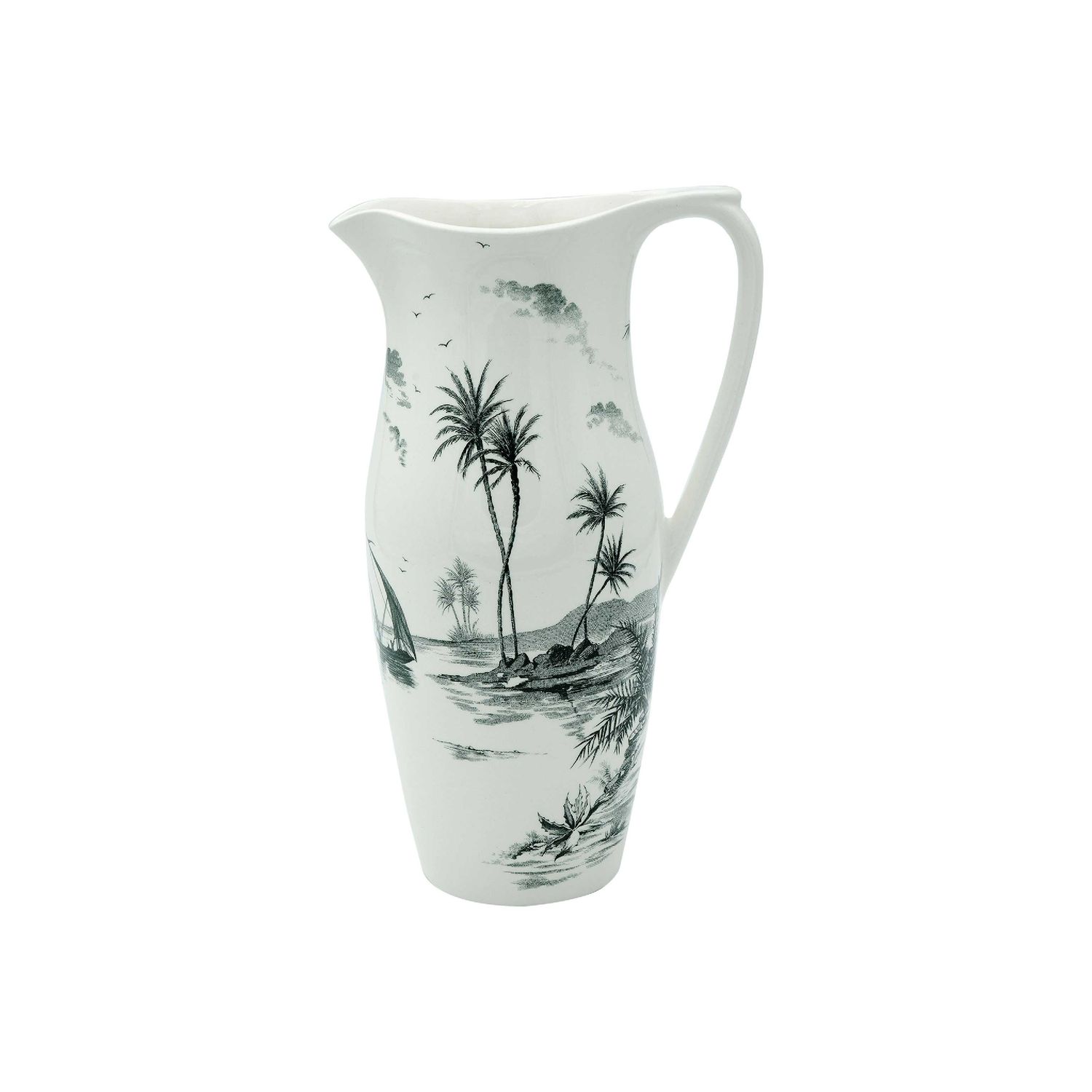 Gien France Les Depareillees Vert Pitcher, 1841CPIH48 , 3660838039367