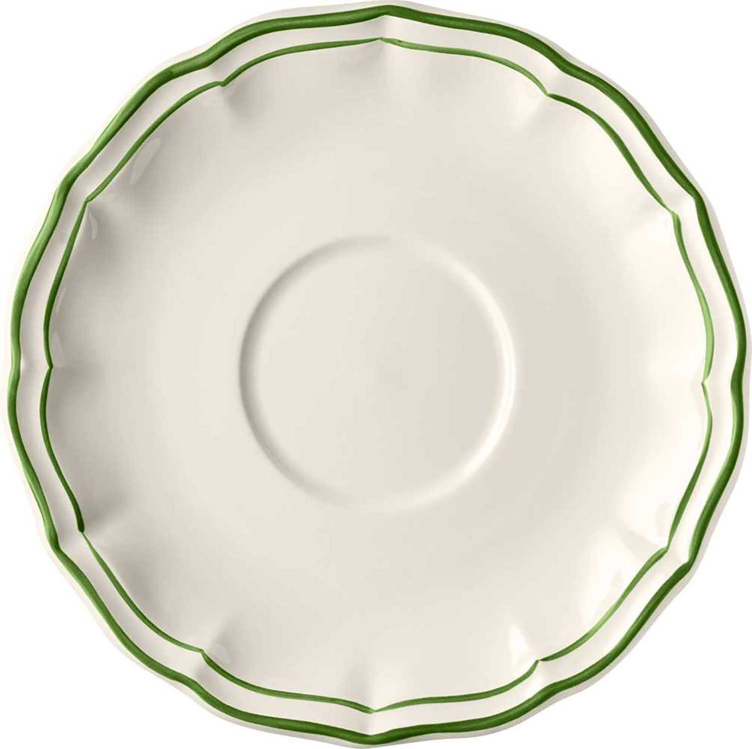 Gien France Filet Fougere Jumbo Saucer, 1870SJUM22 , 3660838039237