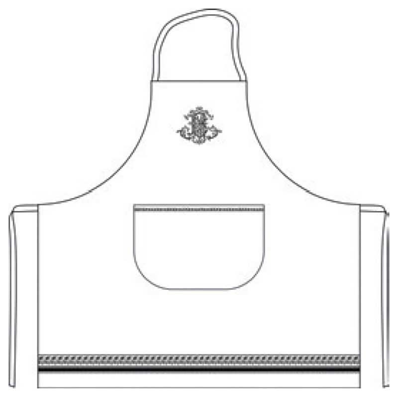 Gien France Monogramme Apron, 8010MOTA00 , 3660838035437