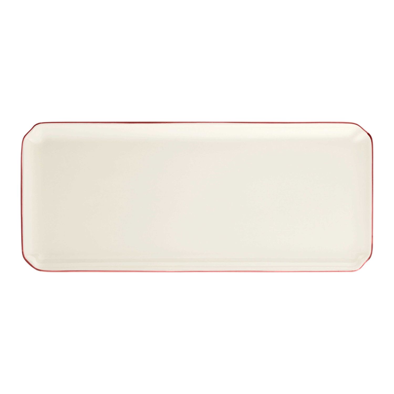 Gien France Filet Corail Oblong Serving Tray, 1839CPCA48 , 3660838036489