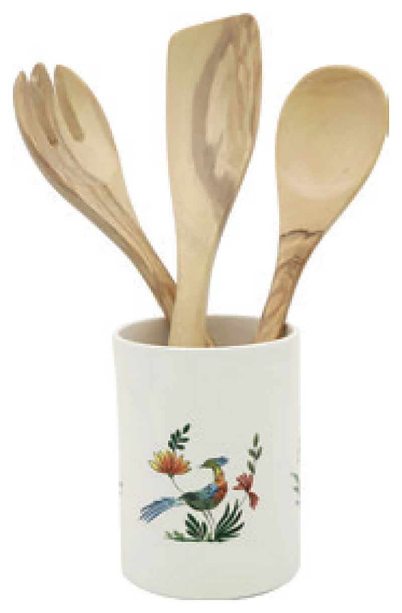 Gien France Oiseaux De Paradis Kitchen Utensil Holder, 0111CUS200 , 3660838034263