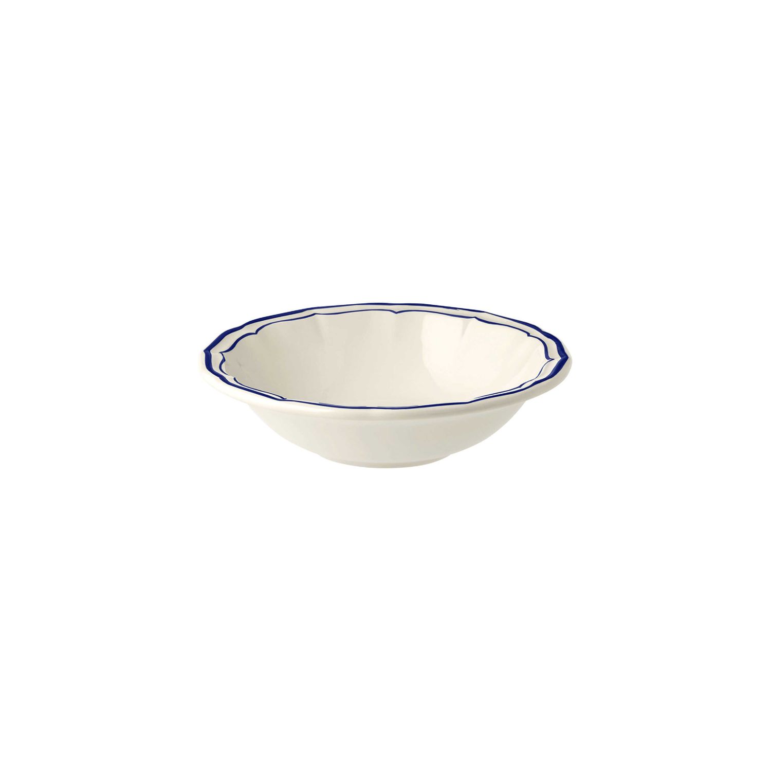 Gien France Filet Cobalt Cereal Bowls, 1541C04F22 , 3660838021041