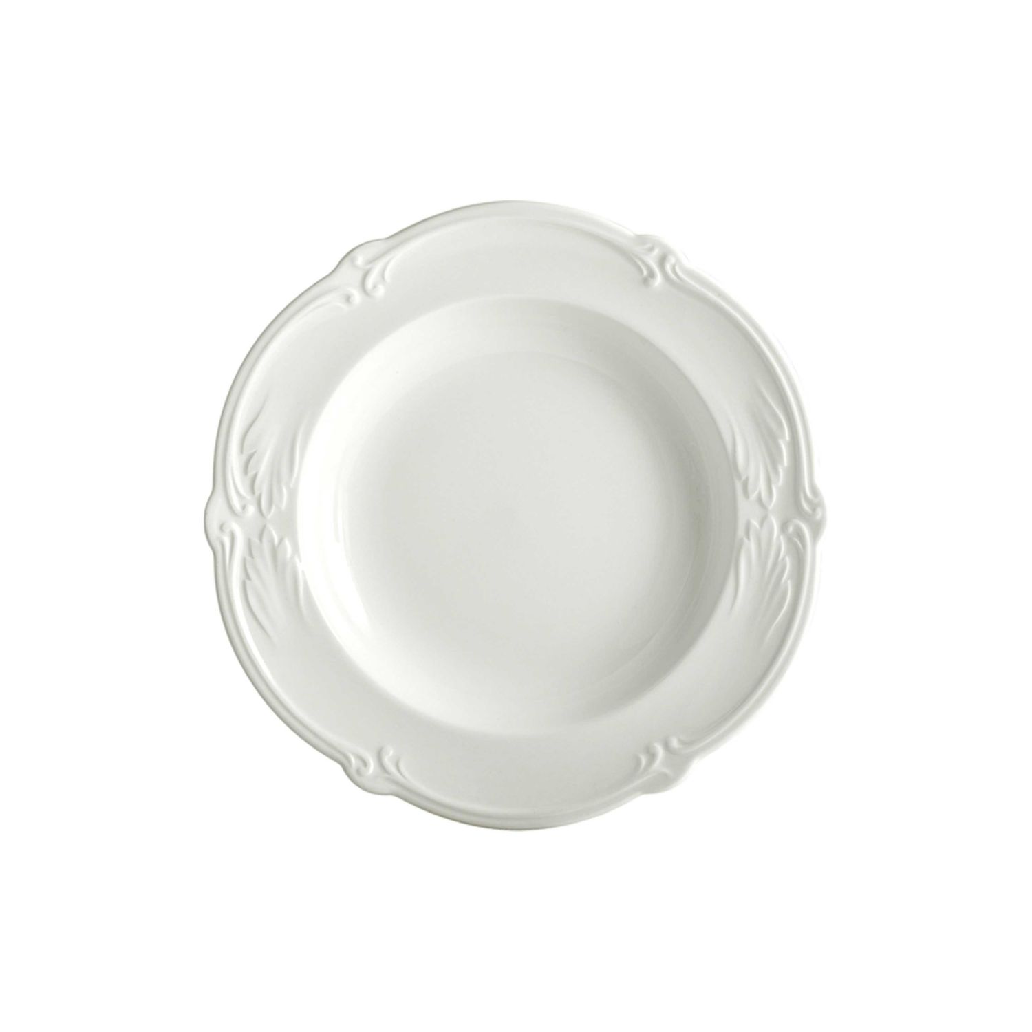 Gien France Rocaille Blanc Rim Soups, 1800B4AY14 , 840769045818