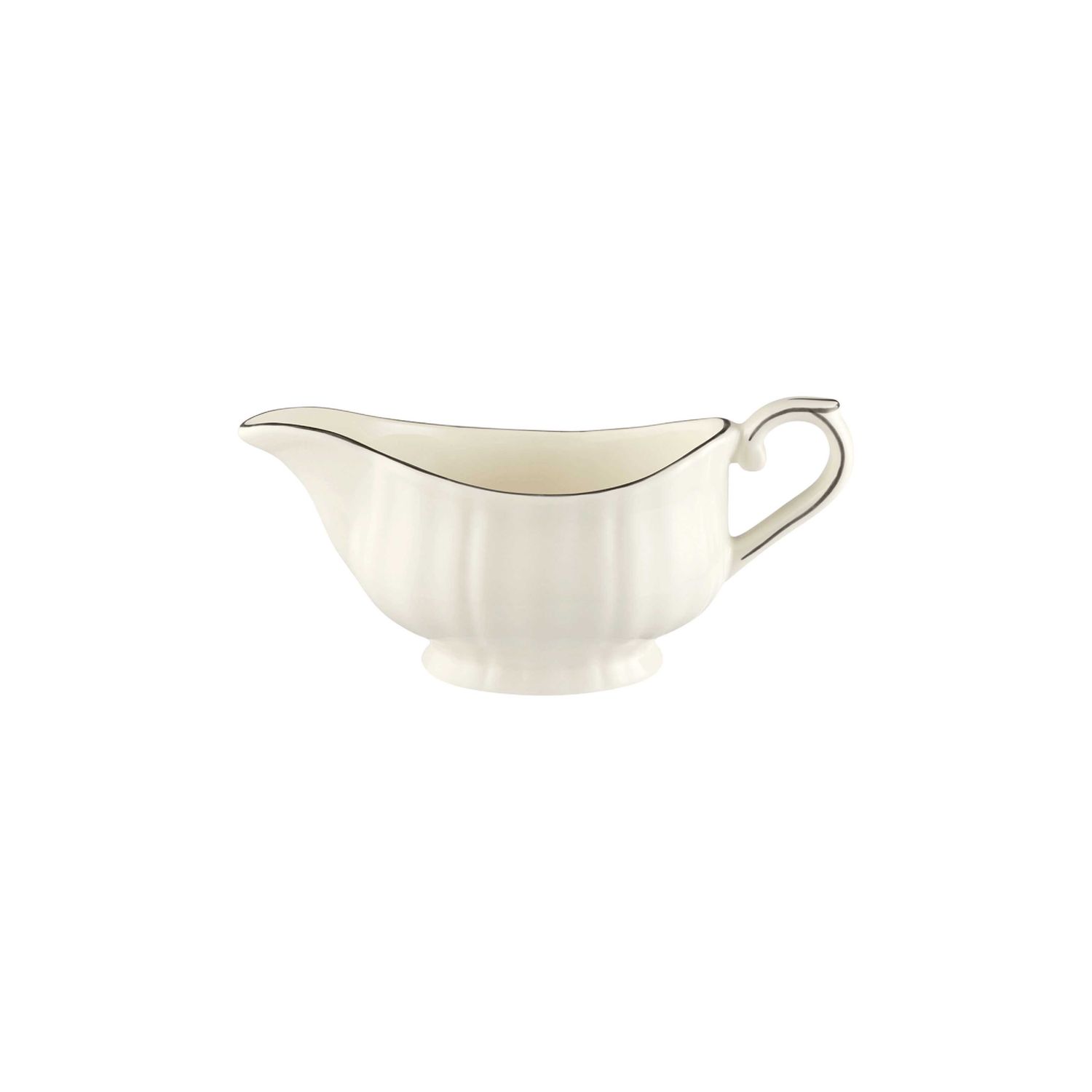 Gien France Filet Taupe Gravy Boat, 1692CSAU49 , 3660838037080