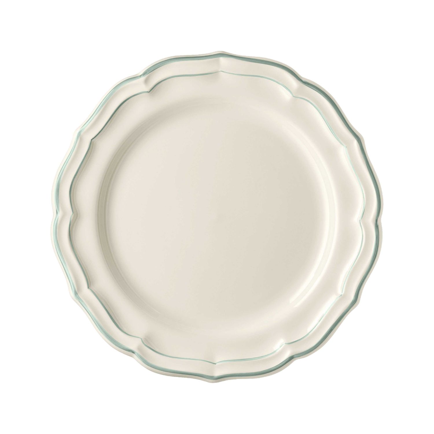 Gien France Filet Celadon Dinner Plates, 1836B4A422 , 3660838016221