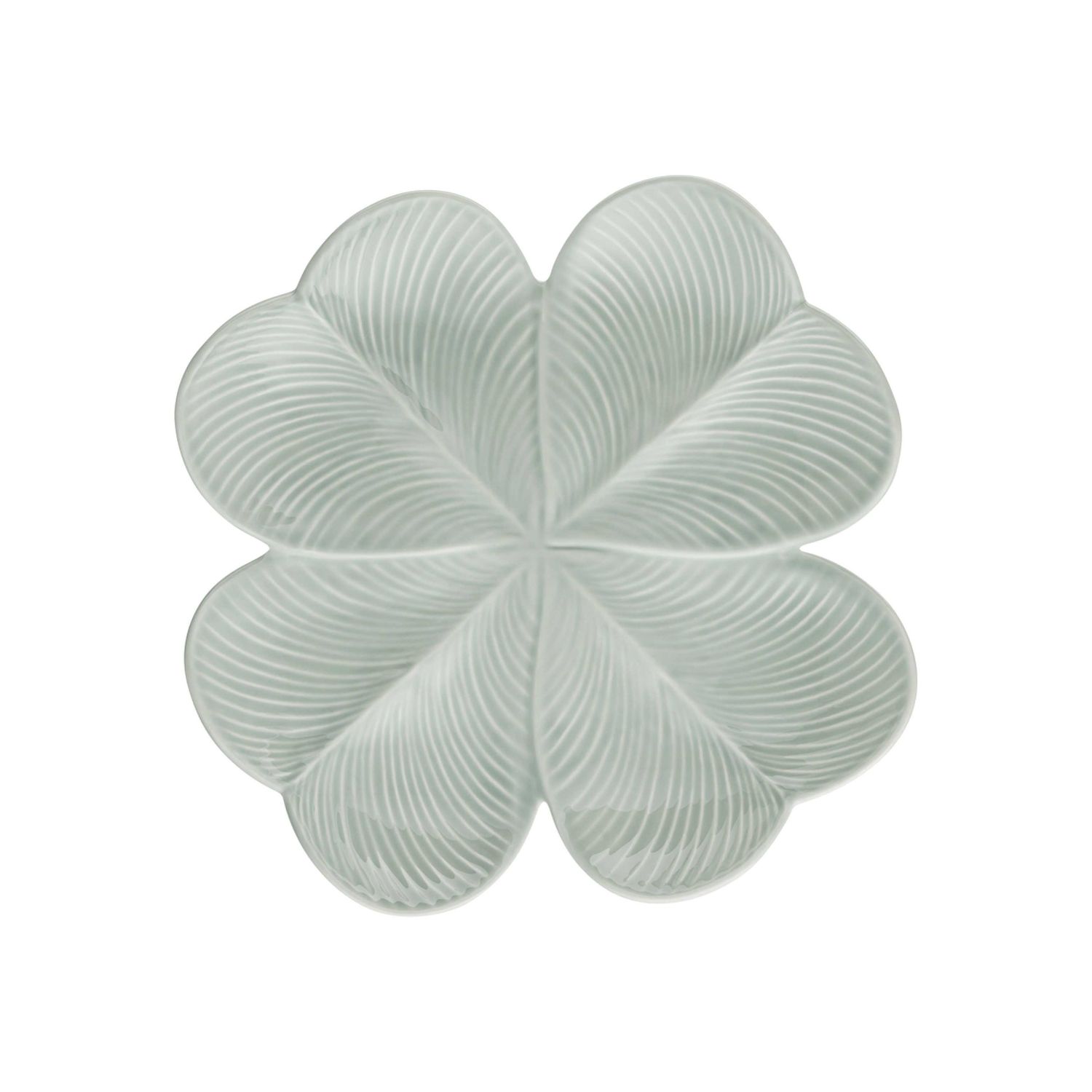 Gien France Jour De Chance Centerpiece Trefle Celadon, 1868CT0485 , 3660838038162