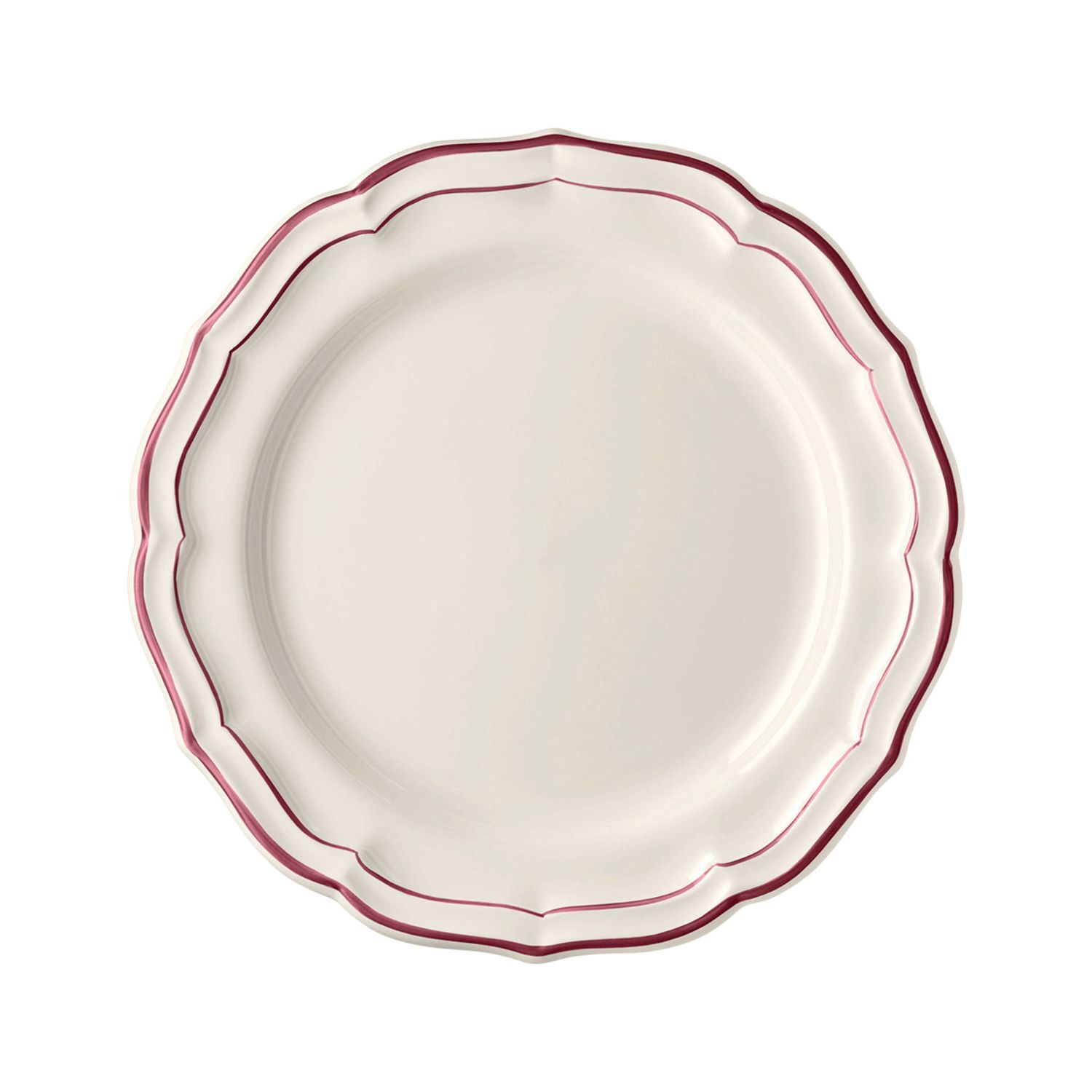 Gien France Filet Bordeaux Dinner Plates, 1869B4A422 , 3660838042756