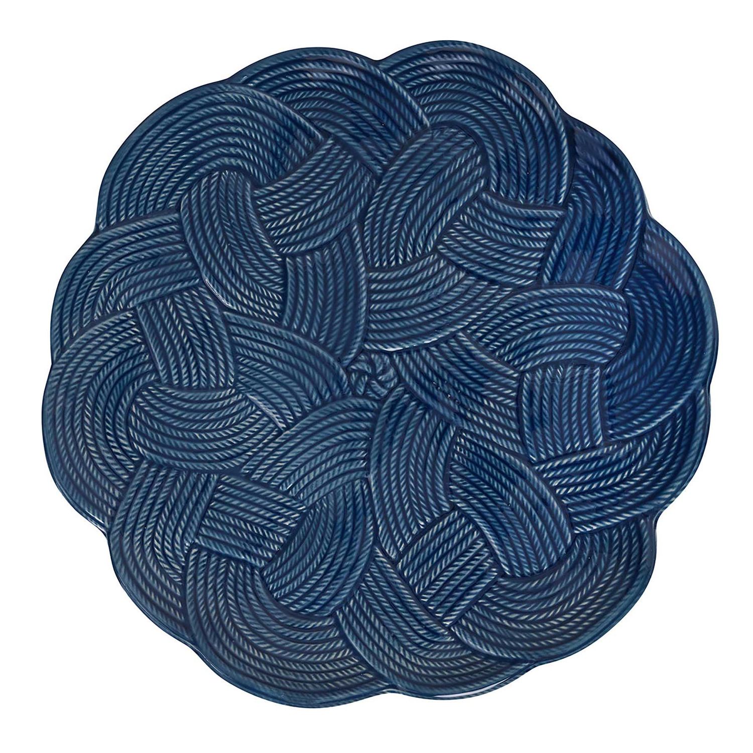 Juliska Le Panier Mystic Knot Charger and Platter Denim KHM09/46