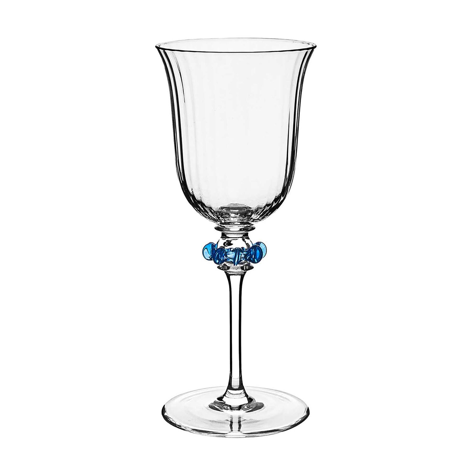 Juliska Nell Ruffle Wine Glass Chambray B823/47