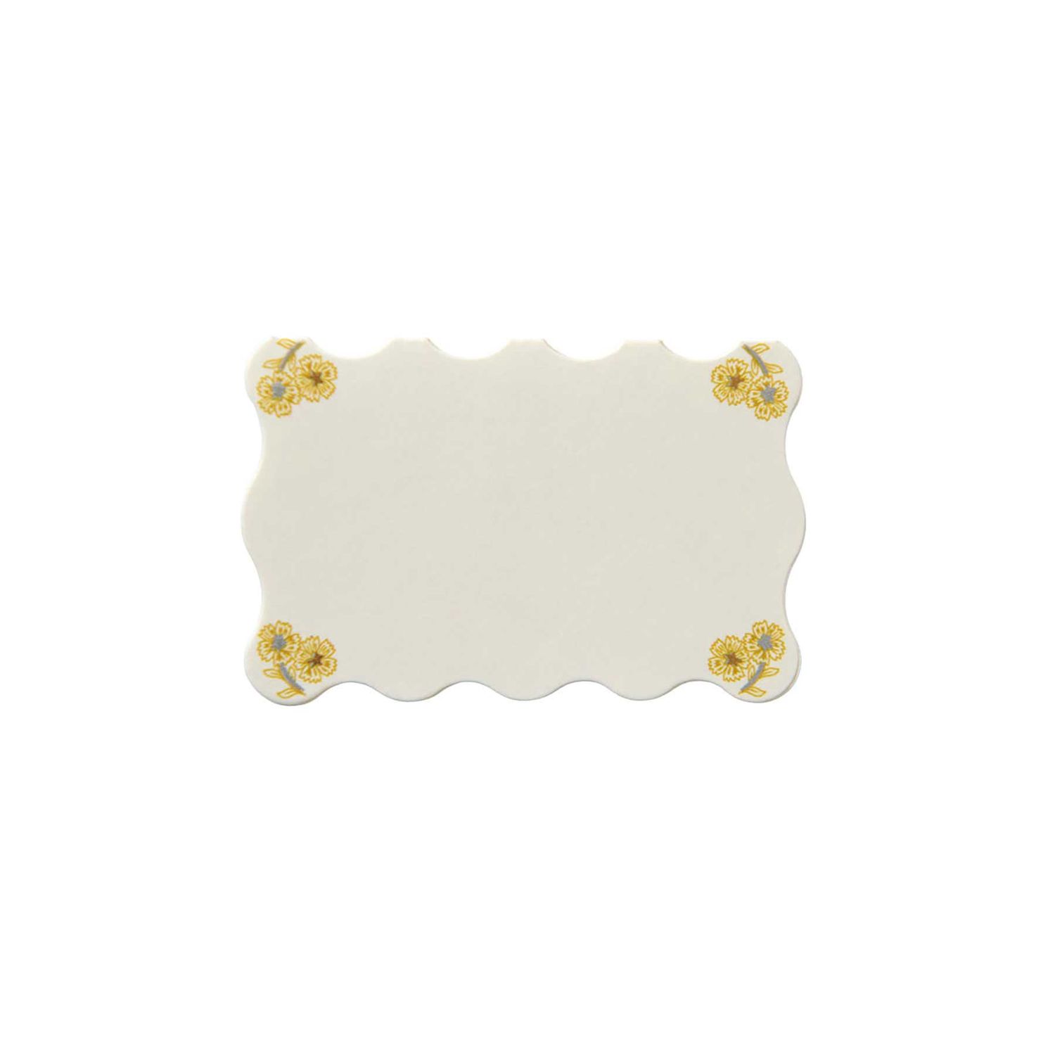 Juliska Berry &amp; Thread Thistle Place Card Set of 12 Gold and Silver PPG32/62