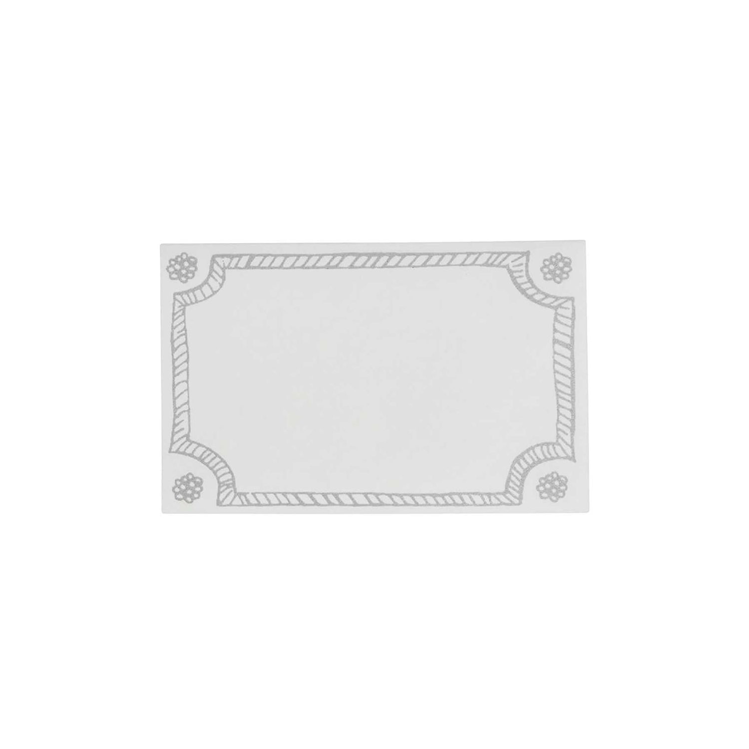 Juliska Berry &amp; Thread Place Card Set of 12 Silver PPG19/56