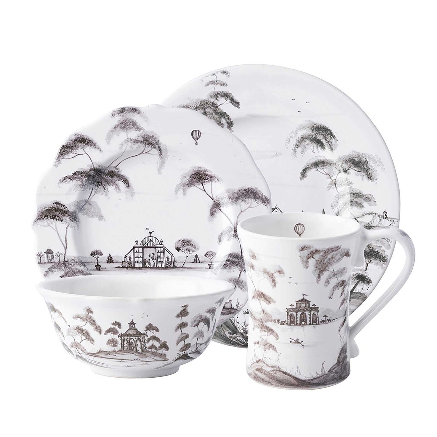 Juliska Country Estate 4-Piece Place Setting Flint Grey CE40/94