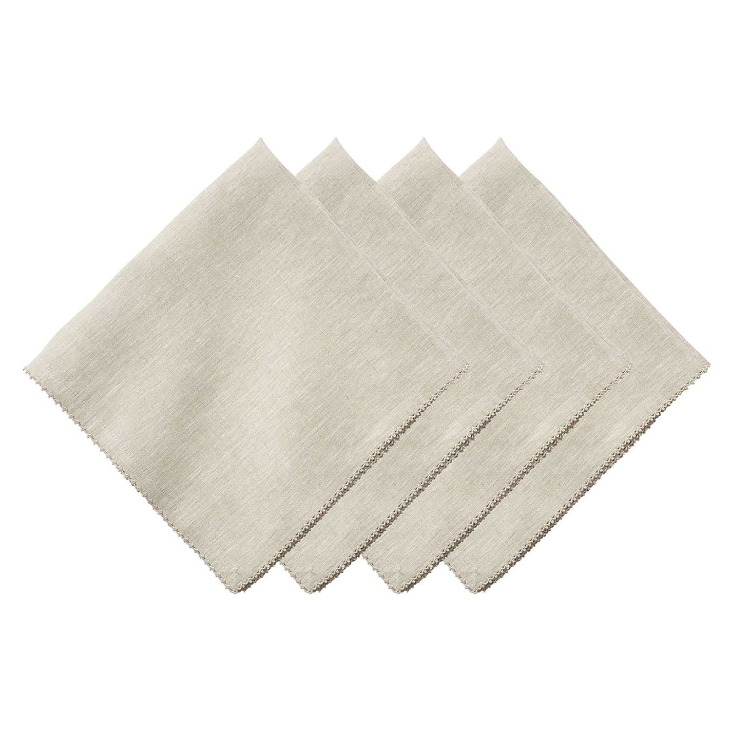 Juliska Berry Scallop Napkin Set of 4 Natural LB120S4/66