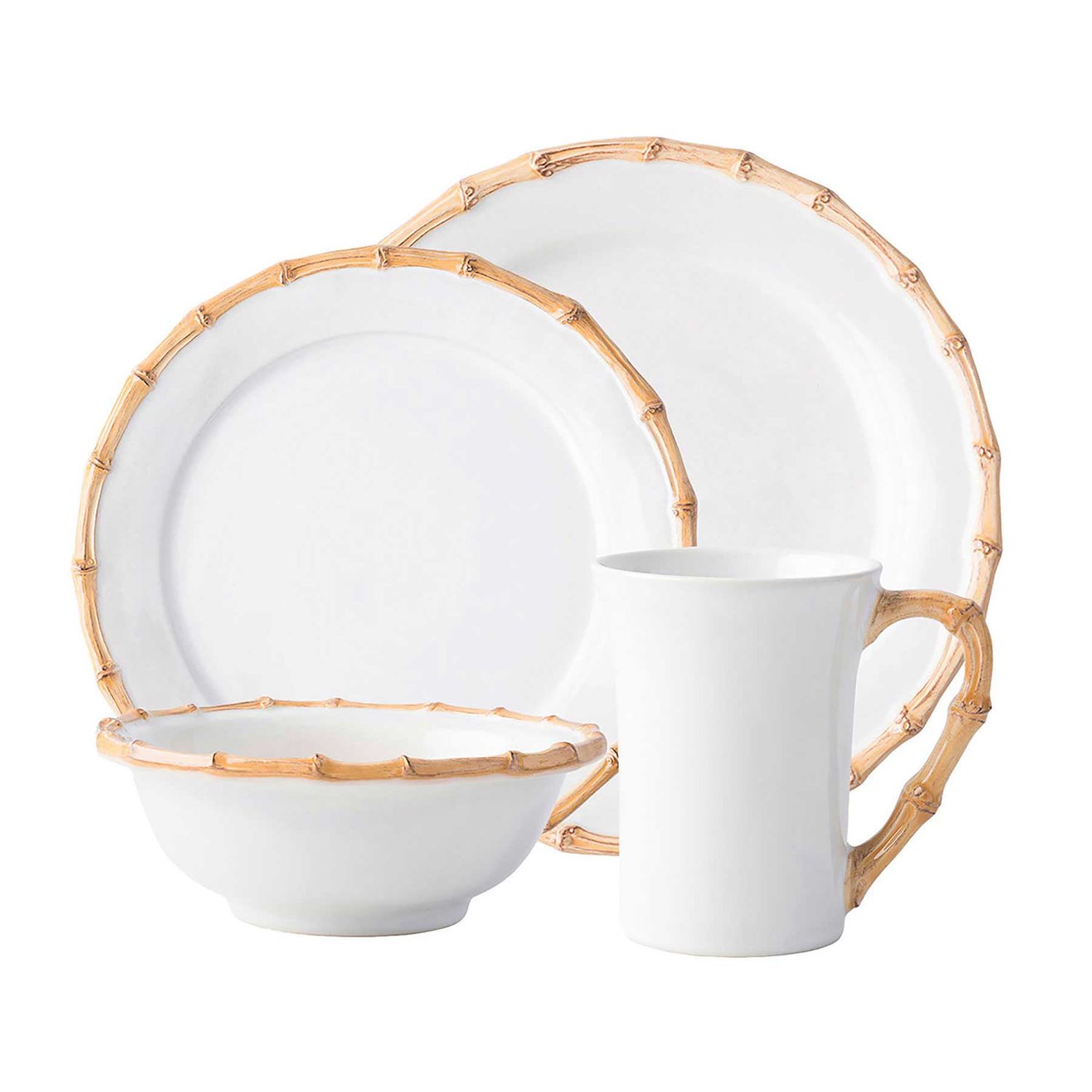 Juliska Bamboo 4-Piece Place Setting Natural KM40/34