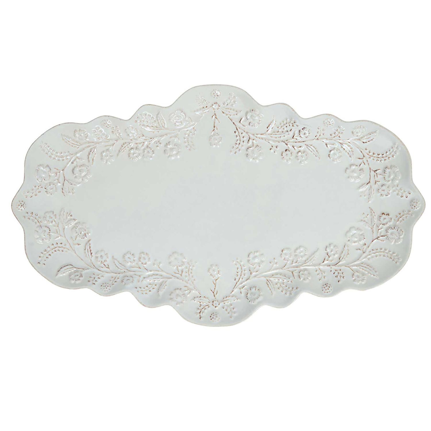 Juliska Berry &amp; Thread Thistle Tray Whitewash 16 Inch JTH54/10