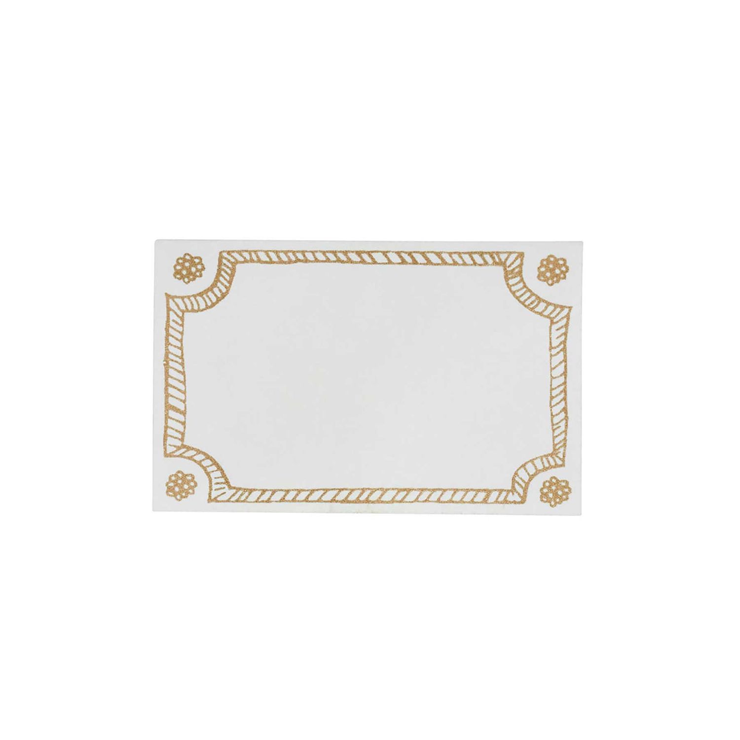 Juliska Berry &amp; Thread Place Card Set of 12 Gold PPG19/62