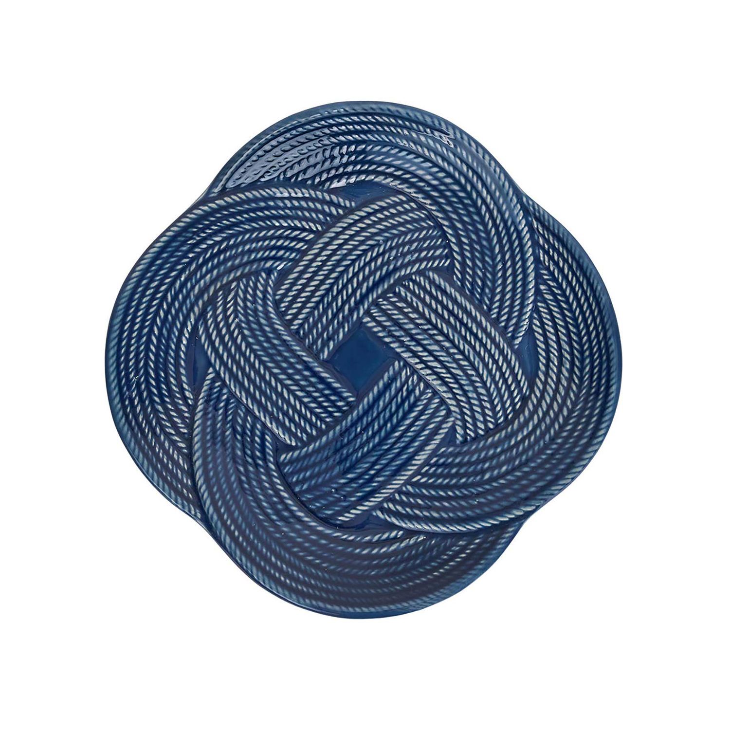 Juliska Le Panier Mystic Knot Dessert and Salad Plate Denim KHM02/46