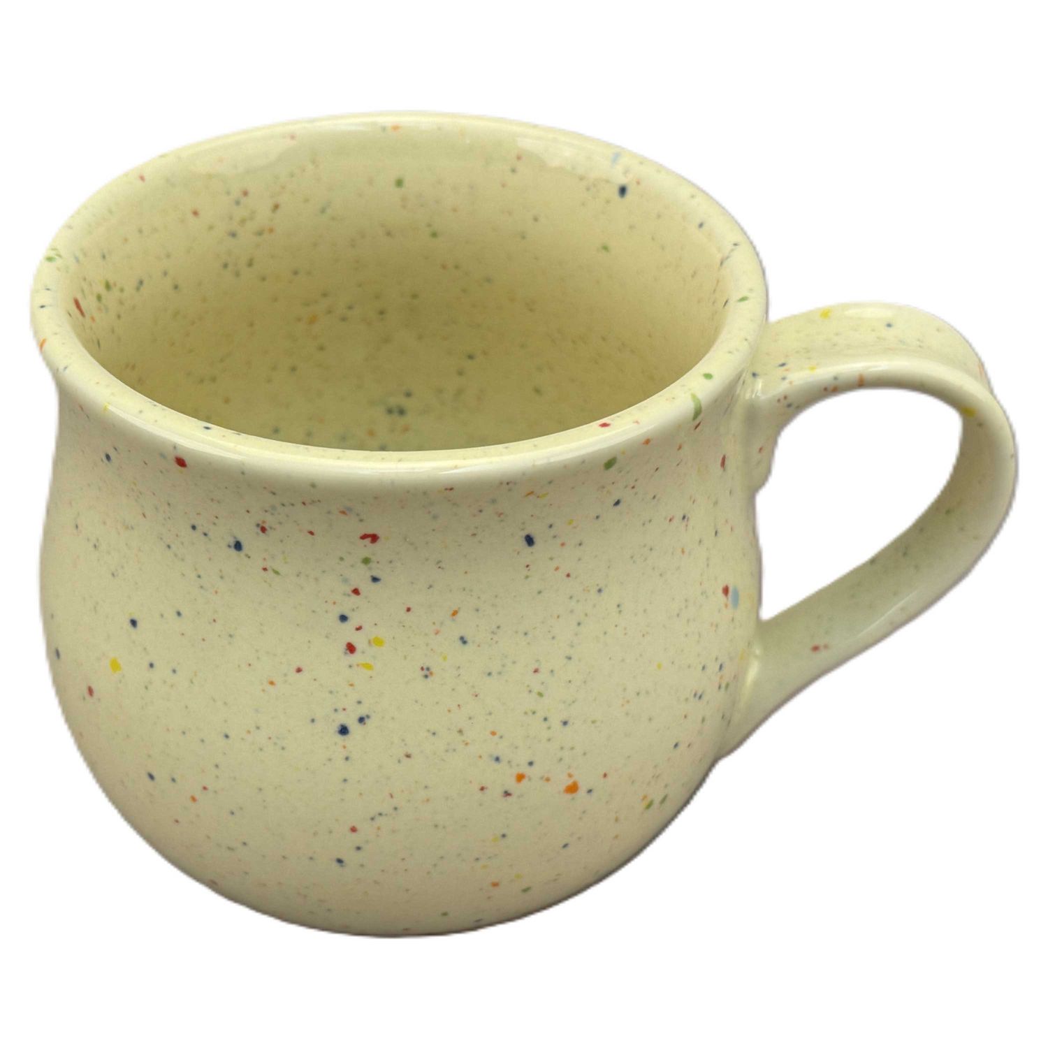 BIA Cordon Bleu Confetti Belly Coffee Mug Pale Yellow 5 1/2 Inch, 403018-3587, 033805358786