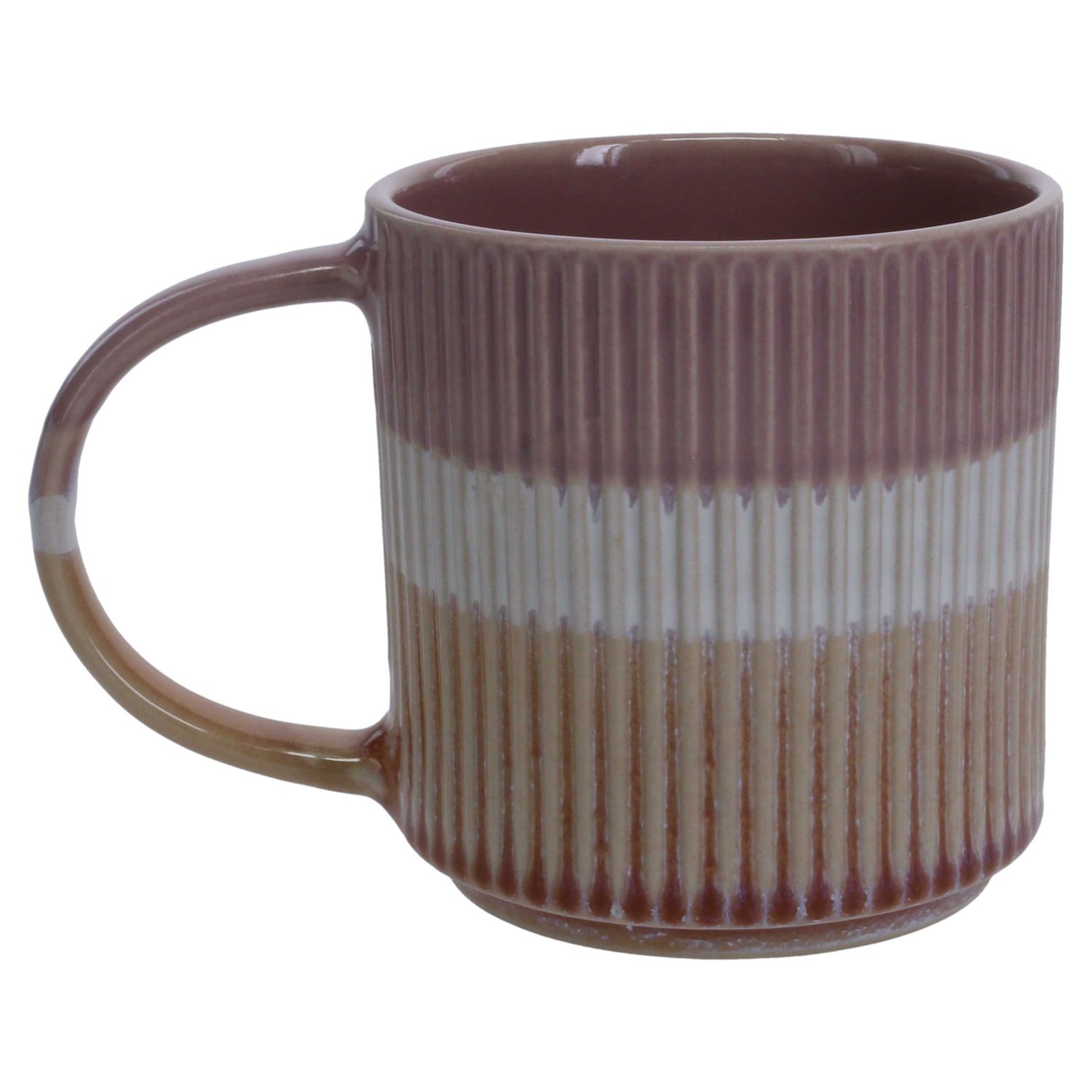 BIA Cordon Bleu Tri-Color Coffee Mug Mauve 5 1/2 Inch, 403402-3585, 033805358526