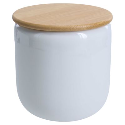 BIA Cordon Bleu Canister with Bamboo Lid 4 1/2 Inch, 901869, 033805081691