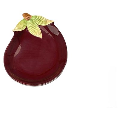 BIA Cordon Bleu Victoria's Veggies Eggplant Plate 8 3/4 Inch, 411360, 033806413606