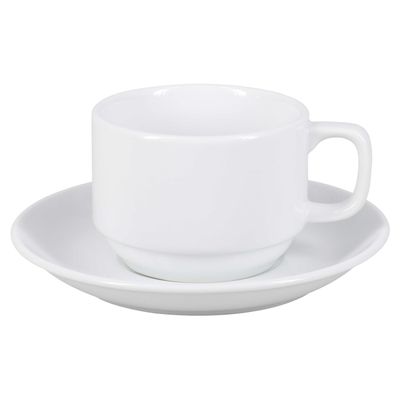 BIA Cordon Bleu Bistro Cup and Saucer 5 3/4 Inch, 901607, 033805016075