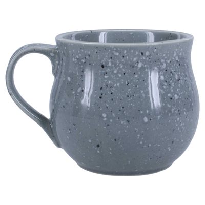 BIA Cordon Bleu Speckle Belly Coffee Mug Grey 5 1/2 Inch, 403018-3556, 033805355686
