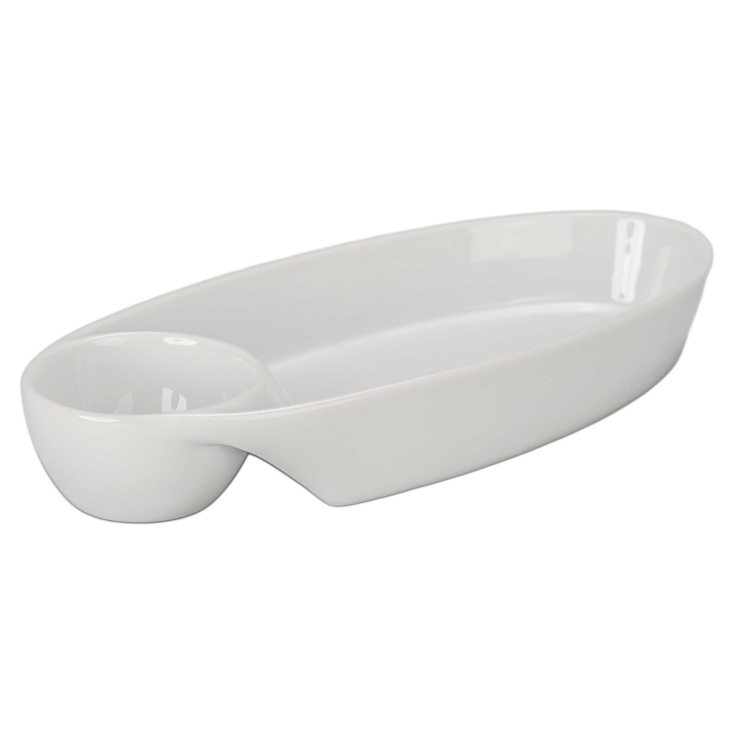 BIA Cordon Bleu Oval Chip and Dip Server 10 1/2 Inch, 904613, 033805946136