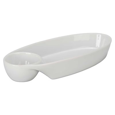 BIA Cordon Bleu Oval Chip and Dip Server 10 1/2 Inch, 904613, 033805946136