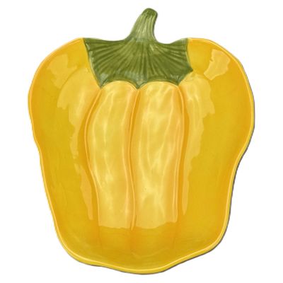 BIA Cordon Bleu Victoria's Veggies Bell Pepper Plate 8 1/2 Inch, 411358, 033805413584