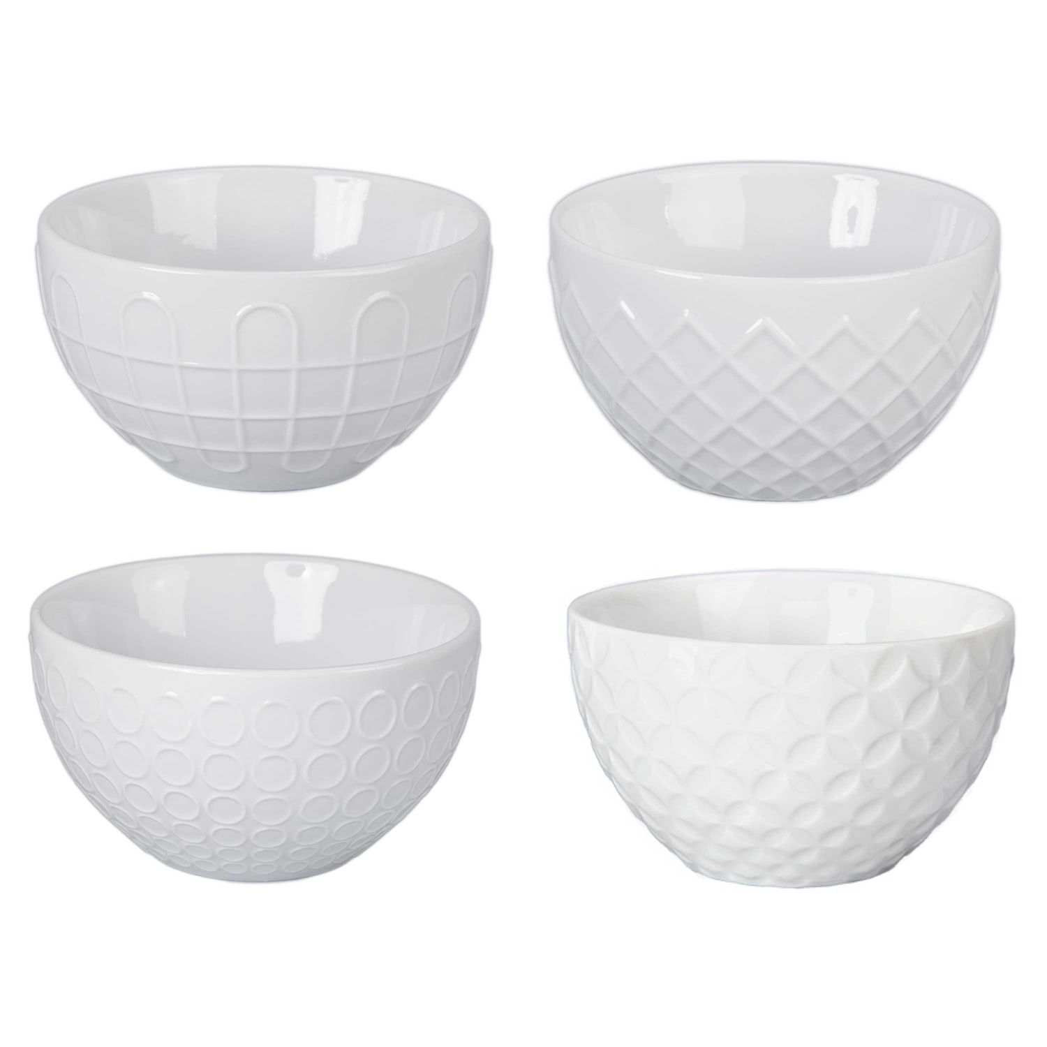 BIA Cordon Bleu Assorted Textured Bowls 3 1/2 Inch, 940444, 033805944446