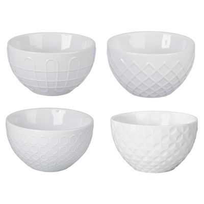 BIA Cordon Bleu Assorted Textured Bowls 3 1/2 Inch, 940444, 033805944446