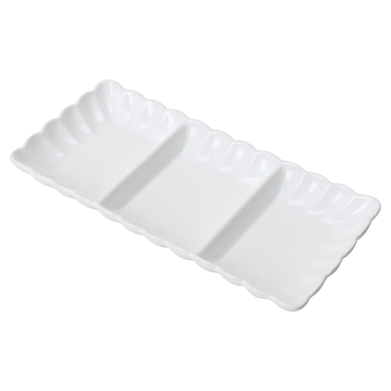 BIA Cordon Bleu Petal Divided Dish 12 1/2 Inch, 911922, 033805119226
