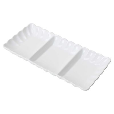BIA Cordon Bleu Petal Divided Dish 12 1/2 Inch, 911922, 033805119226