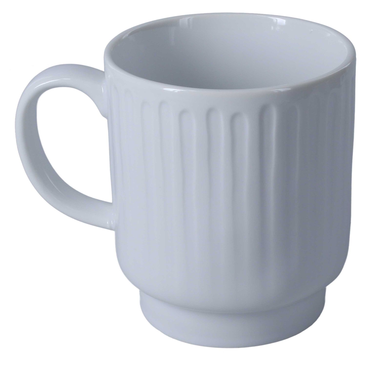 BIA Cordon Bleu Colonnade Blanco Coffee Mug 5 1/4 Inch, 403345, 033805433452