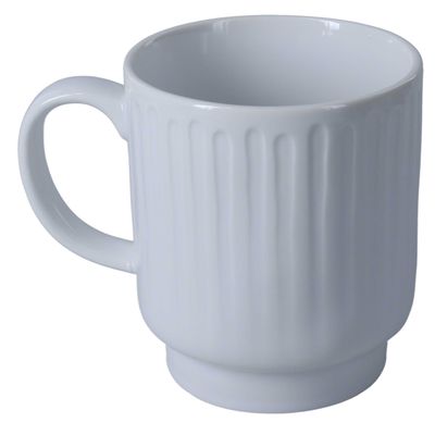 BIA Cordon Bleu Colonnade Blanco Coffee Mug 5 1/4 Inch, 403345, 033805433452