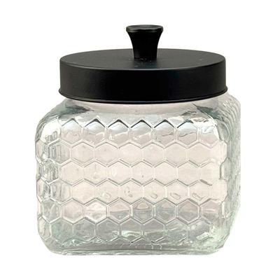 BIA Cordon Bleu Honeycomb Square Storage Jar 5 Inch, 701820, 033805718207