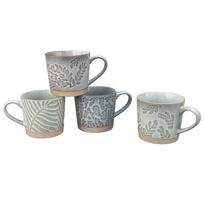 BIA Cordon Bleu Forest Flora Assorted Coffee Mugs, 403361-3632, 033805363216