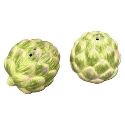 BIA Cordon Bleu Victoria's Veggies Artichoke Salt and Pepper Shakers 2 3/4 Inch, 411353G, 033806413…