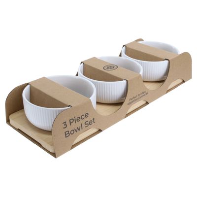 BIA Cordon Bleu 3-Piece Bamboo Serving Board Set 12 1/2 Inch, 300051S4, 033805030514